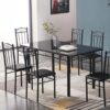 6-seater-white-glass-dining-table-set-wholesale-commercial-use-dm-gdn60