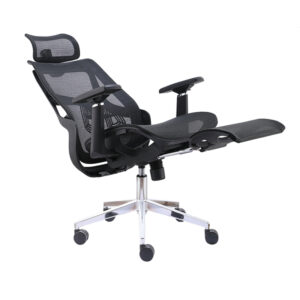 Best ergonomic reclining office chair factory engineered seating with retractable leg rest deployed