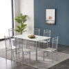 DM-DN1202-6 seven-piece dining set arranged for six in a home dining area
