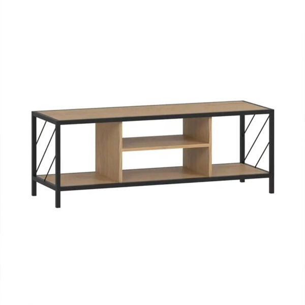 DM-TV8179 Low Profile TV Stand Wholesale with Parallel Slanted Accents