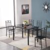 geometric-grid-white-glass-dining-table-4-chairs-wholesale-b2b-distributors-dm-gdn60