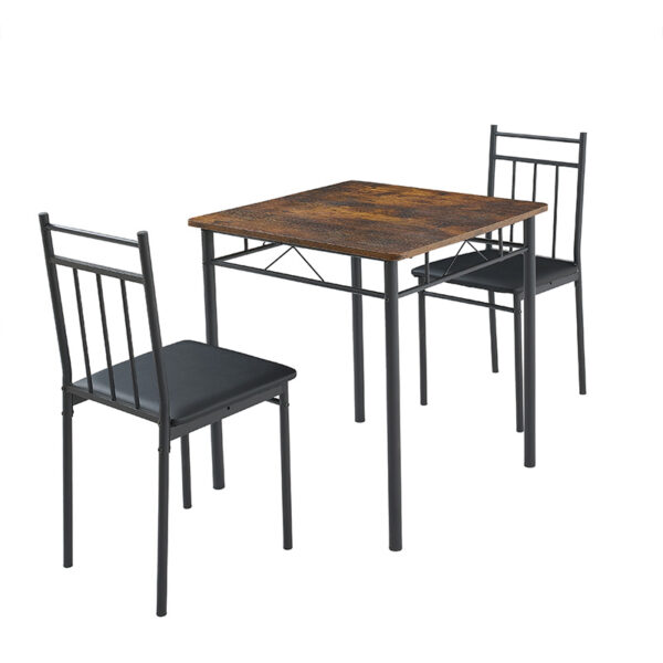 melamine mdf dining table wholesale variant highlighting 700x700mm square desktop with protective round safety corners