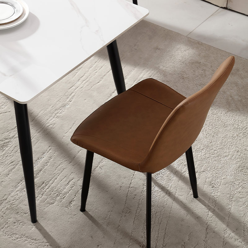 sintered stone dining set wholesale manufacturer matching high resilience polyurethane foam cushions wrapped in premium anti scratch PU leather sintered stone dining set wholesale manufacturer matching high resilience polyurethane foam cushions wrapped in premium anti scratch PU leather