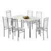 wholesale rectangular pvc dining table and chairs showcasing modern carrara white marble pattern wrap top with chrome silver metal legs wholesale rectangular pvc dining table and chairs showcasing modern carrara white marble pattern wrap top with chrome silver metal legs